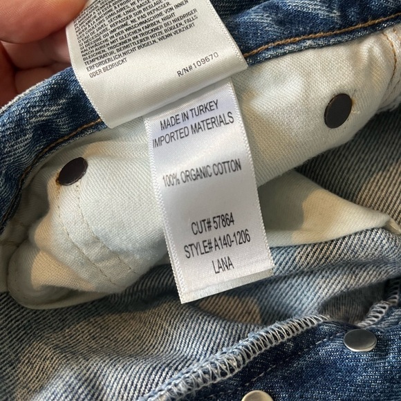 Agolde Lana Jean Mid Rise Vintage Straight Leg Denim Size 29 - Picture 6 of 14